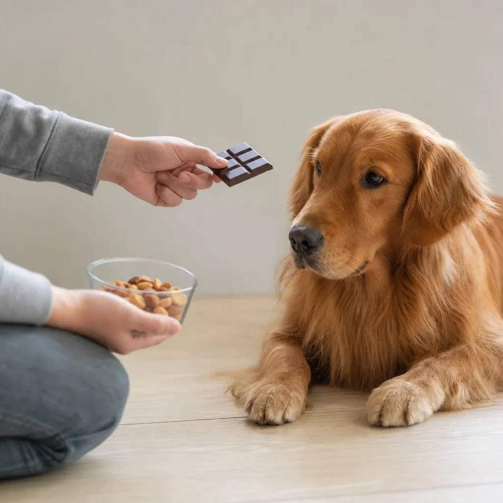 Chocolate vs Petiscos Saudáveis para Cães: O Que Você Precisa Saber